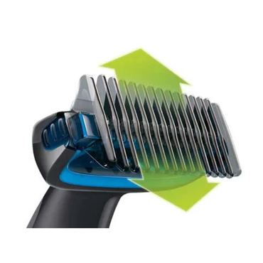 Body groomer trims body hair, protects skin