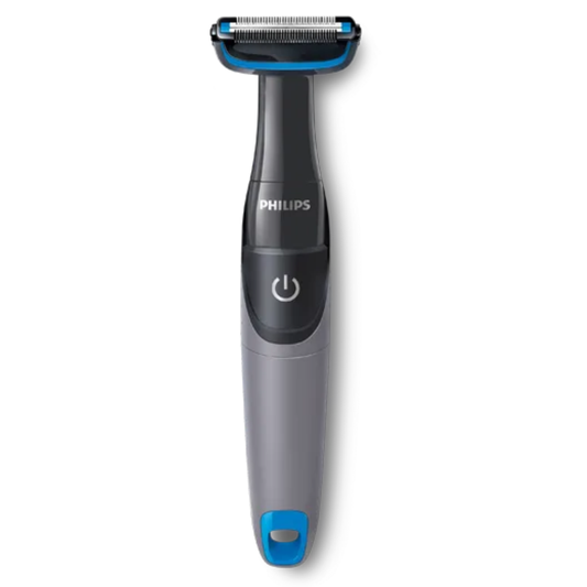 Body groomer trims body hair, protects skin