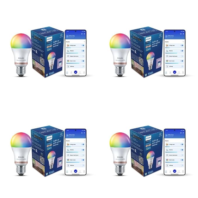 PHILIPS WiZ 10W E27 Wi-Fi & Bluetooth LED Smart Bulb with Music Sync